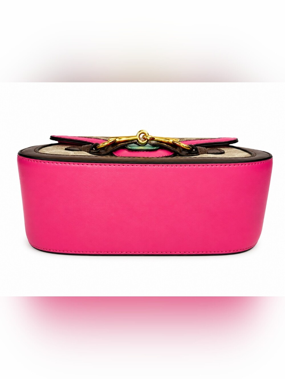 📦Crossbody small bag with Pink Trim and Mint Accent - Picture 4 of 10